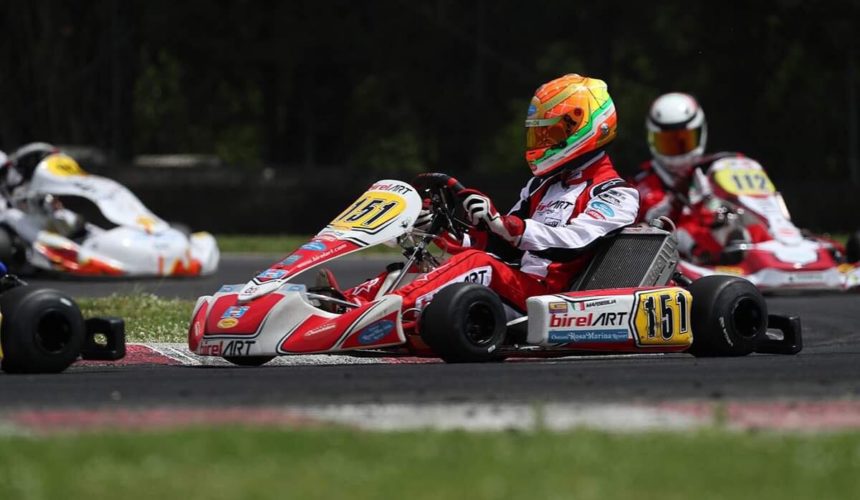 Leonardo Marseglia grabs 2nd at ACI Karting