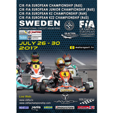 CIK-FIA European Championship OKJ rd.5 – Kristianstad (S), 30/07/17