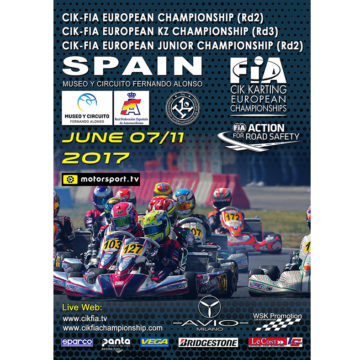 CIK-FIA European Championship OKJ rd.2 – Oviedo (E), 11/06/17