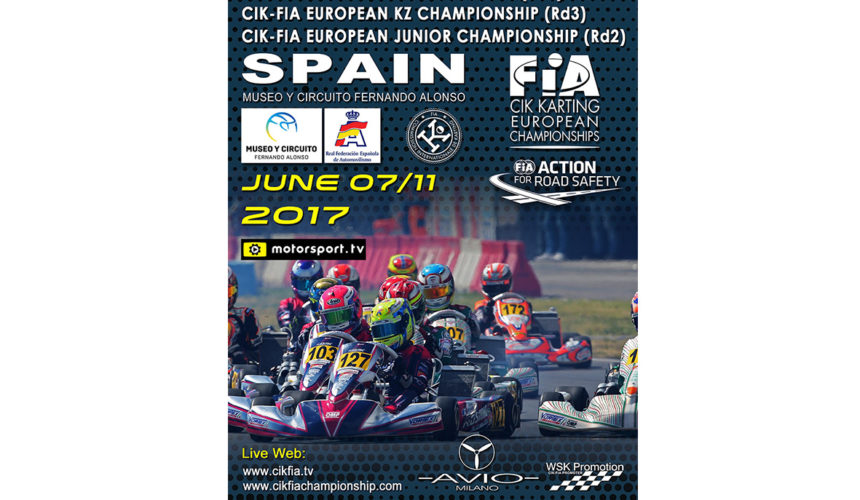 CIK-FIA European Championship OKJ rd.2 – Oviedo (E), 11/06/17