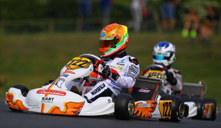 Leonardo Marseglia prende parte al round europeo CIK-FIA ad Ampfing