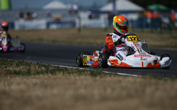 Leonardo Marseglia in Kristianstad for the CIK-FIA World Championship