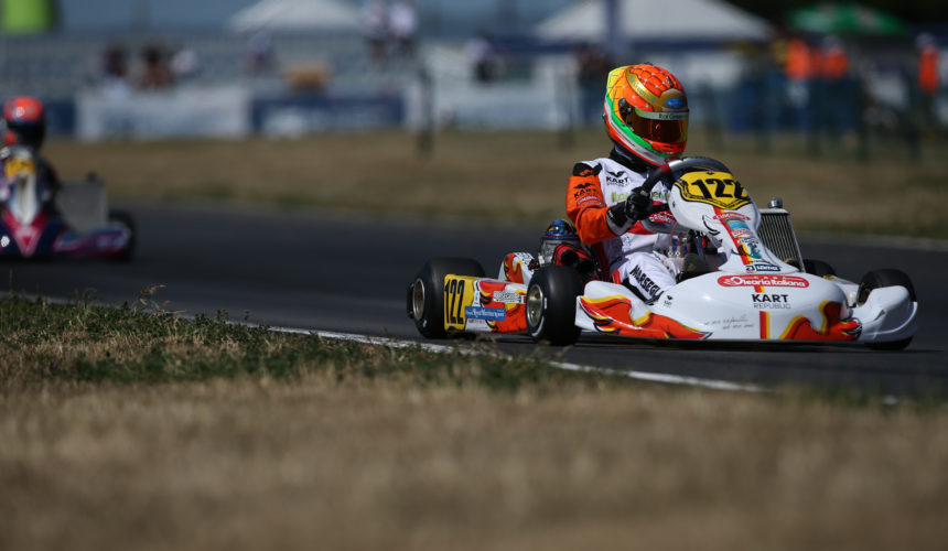 Leonardo Marseglia in Kristianstad for the CIK-FIA World Championship