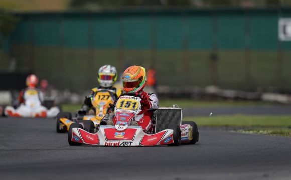 Leonardo Marseglia sale sul 2° gradino del podio all’ACI Karting