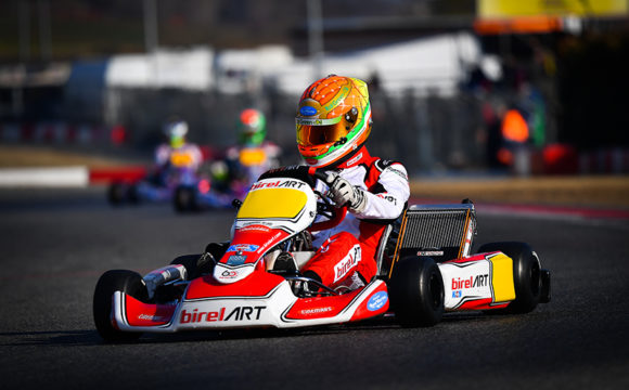 Leonardo Marseglia steps on the podium in Sarno