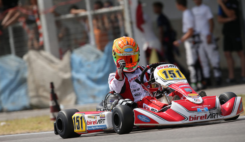 Leonardo Marseglia triumphs in the ACI Karting