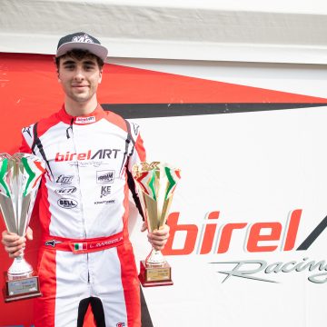 Leonardo between sport and study, stands on the podium of the Italian Championship