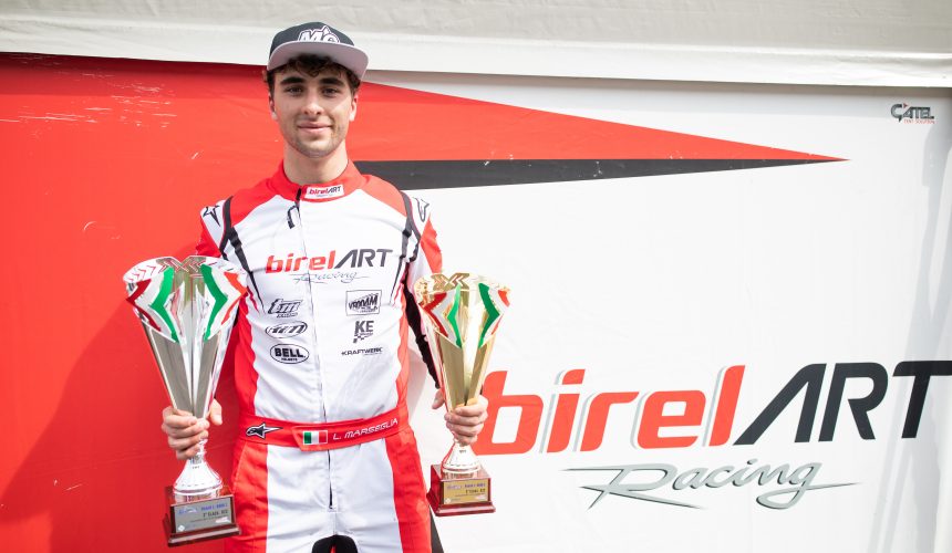 Leonardo between sport and study, stands on the podium of the Italian Championship