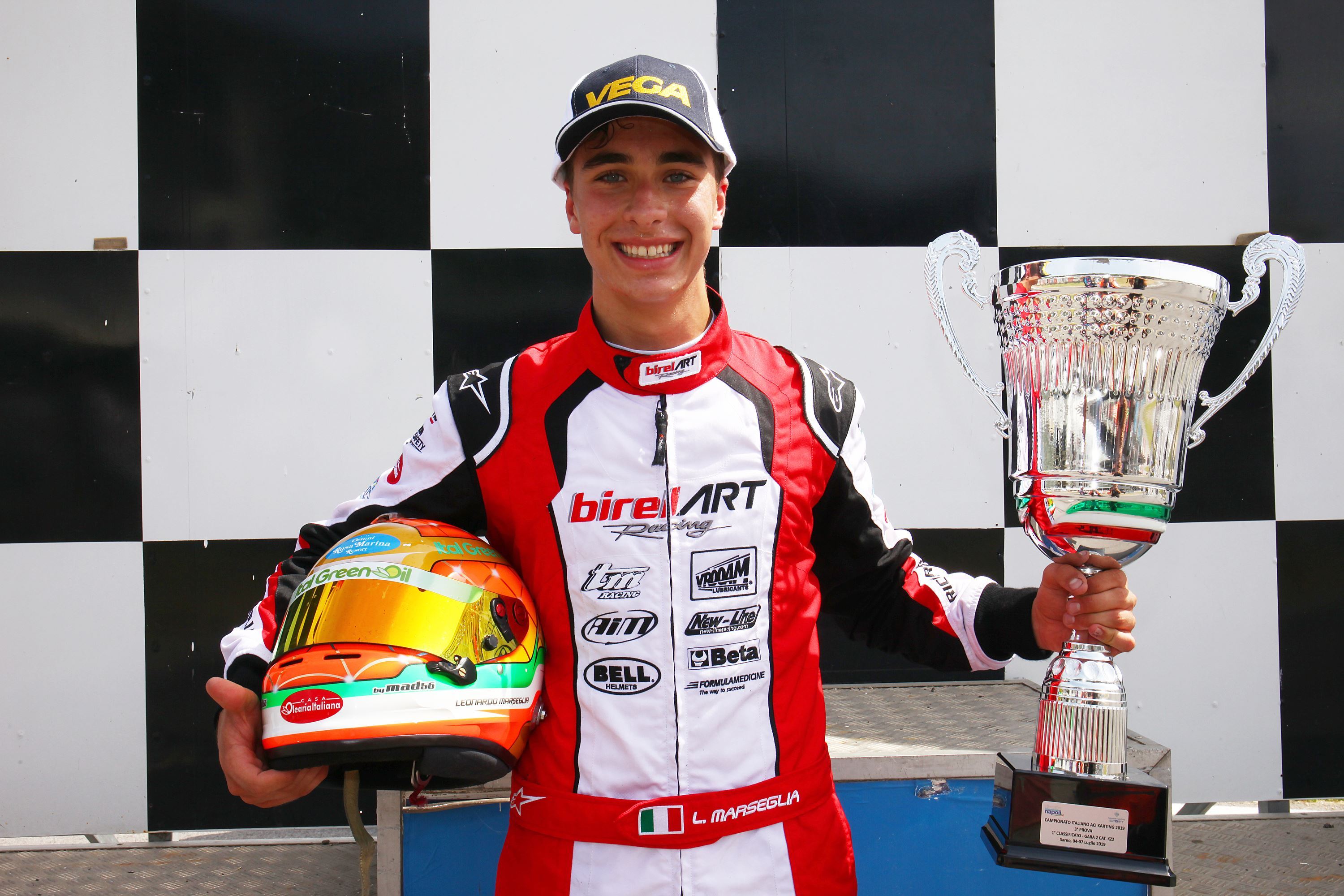  Leonardo Marseglia vince il 4° Trofeo South Garda Karting. (photo: FM Press) 