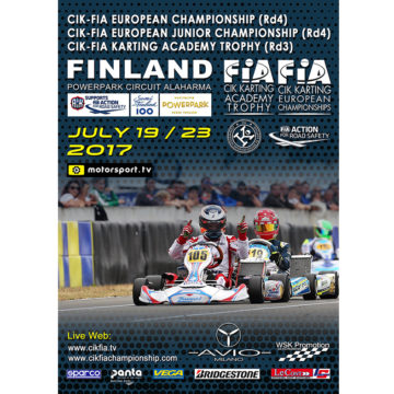 CIK-FIA European Championship OKJ rd.4 – Alahärmä (FIN), 23/07/17