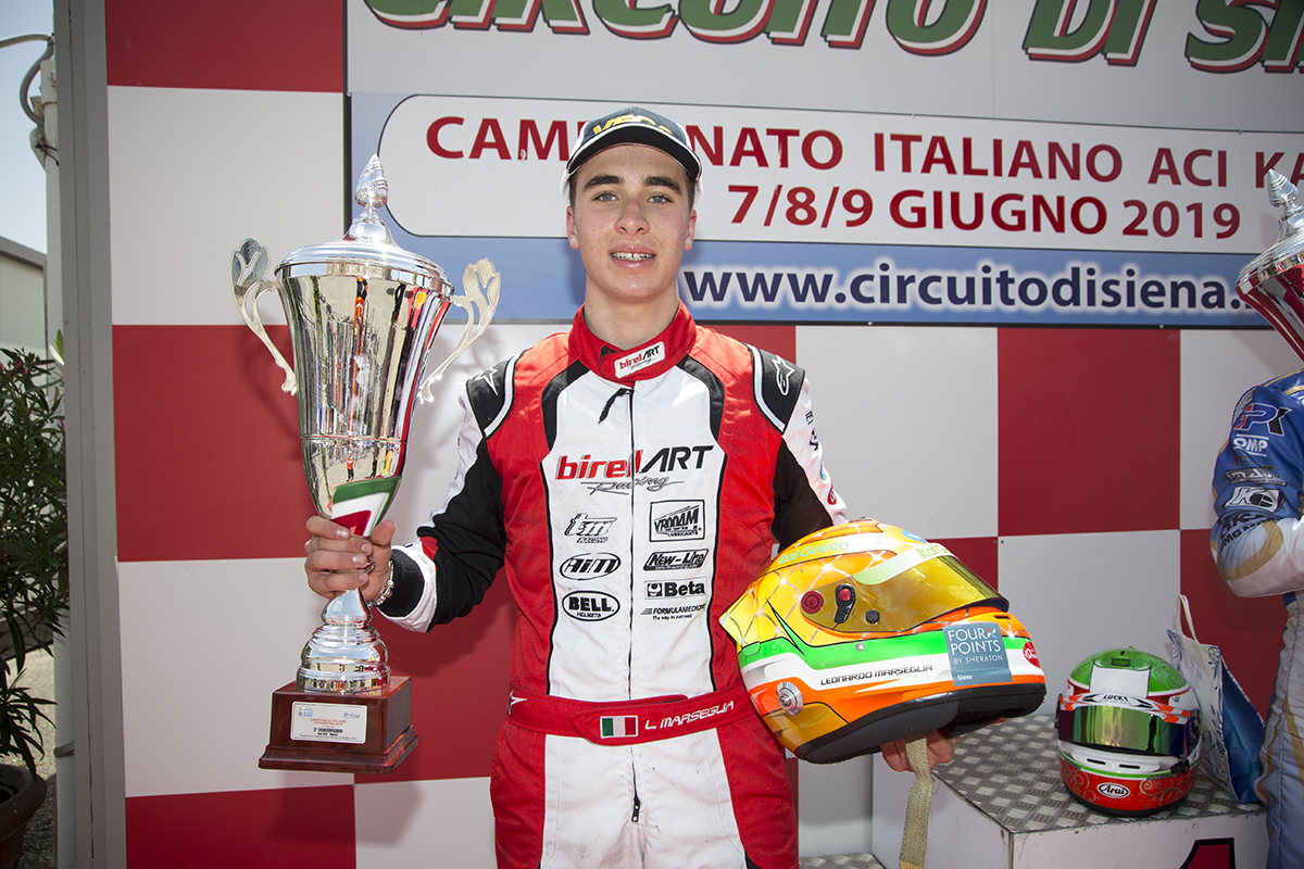  Leonardo Marseglia vince il 4° Trofeo South Garda Karting. (photo: FM Press) 